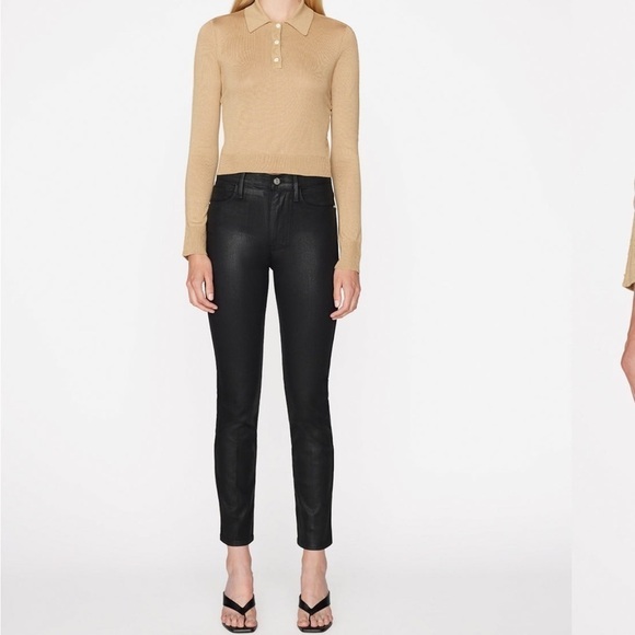 Frame Denim Black High Rise Jeans - Picture 2 of 14